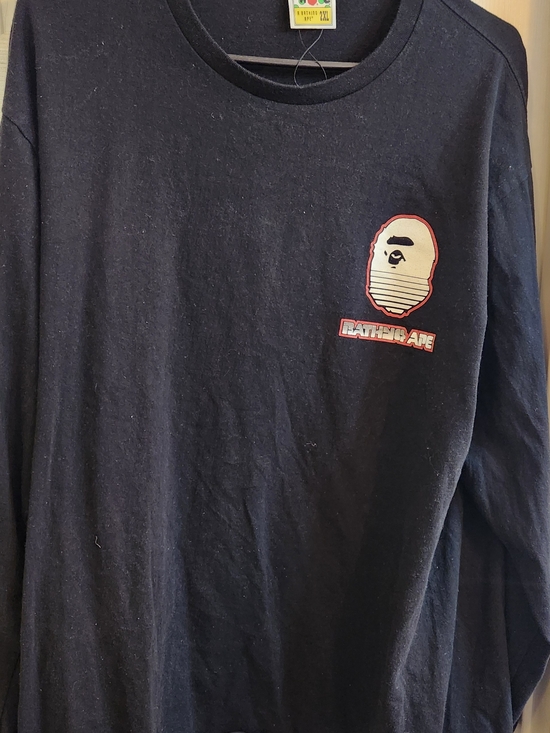 A Bathing Ape Other - A Bathing Ape Black Long Sleeve Tee with Logo